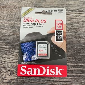 SanDisk Ultra PLUS 128GB SD Card